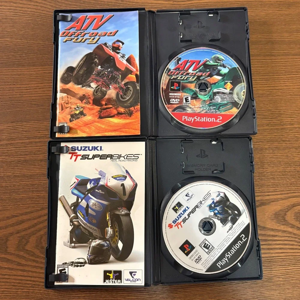 Sony PlayStation 2 Racing Game Lot of 5 ATV Offroad Fury MTX Suzuki PS2‎ Hutch